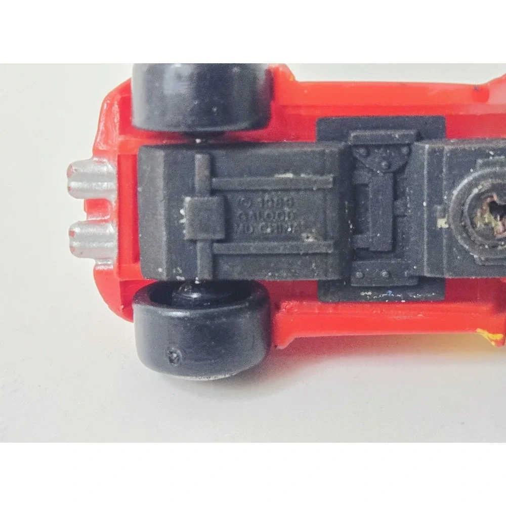 Vintage Galoob Micro Machines Super Beetle red flames Volkswagon